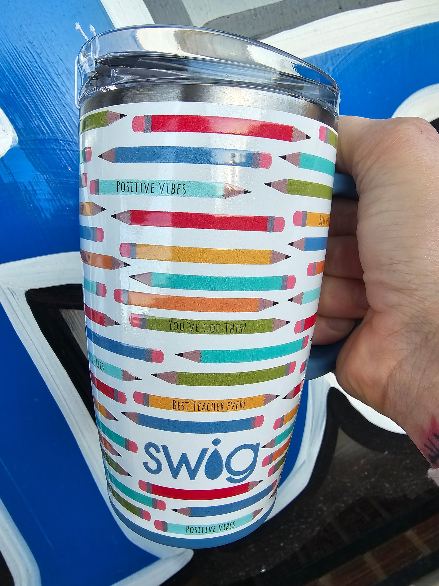 Swig 18oz Travel Mug Teacher Life