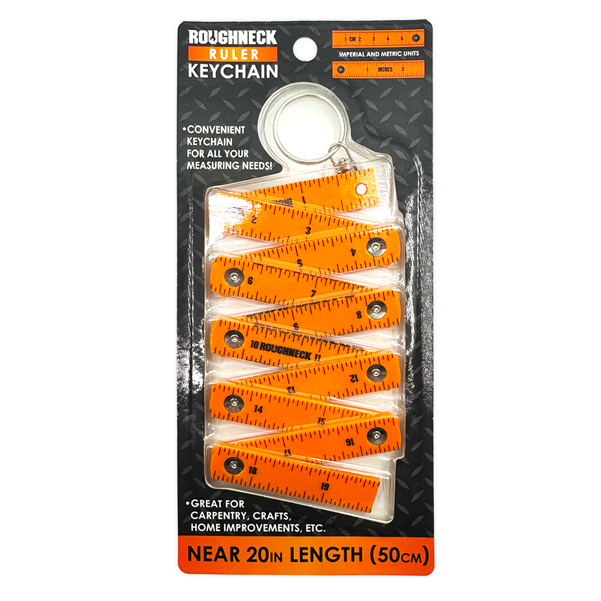 Roughneck Ruler Keychain