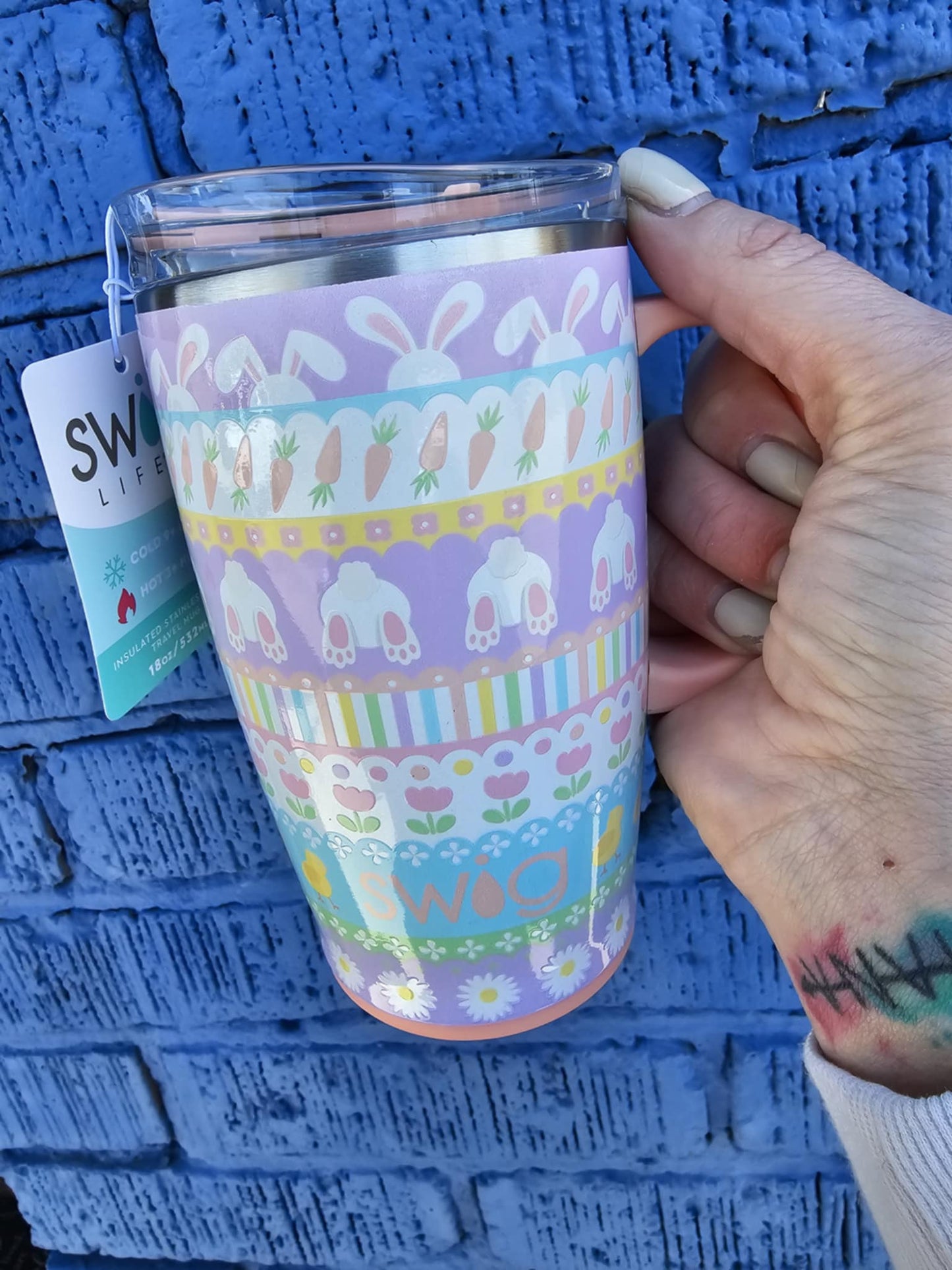 Swig 18oz Travel Mug Bunny Trail π