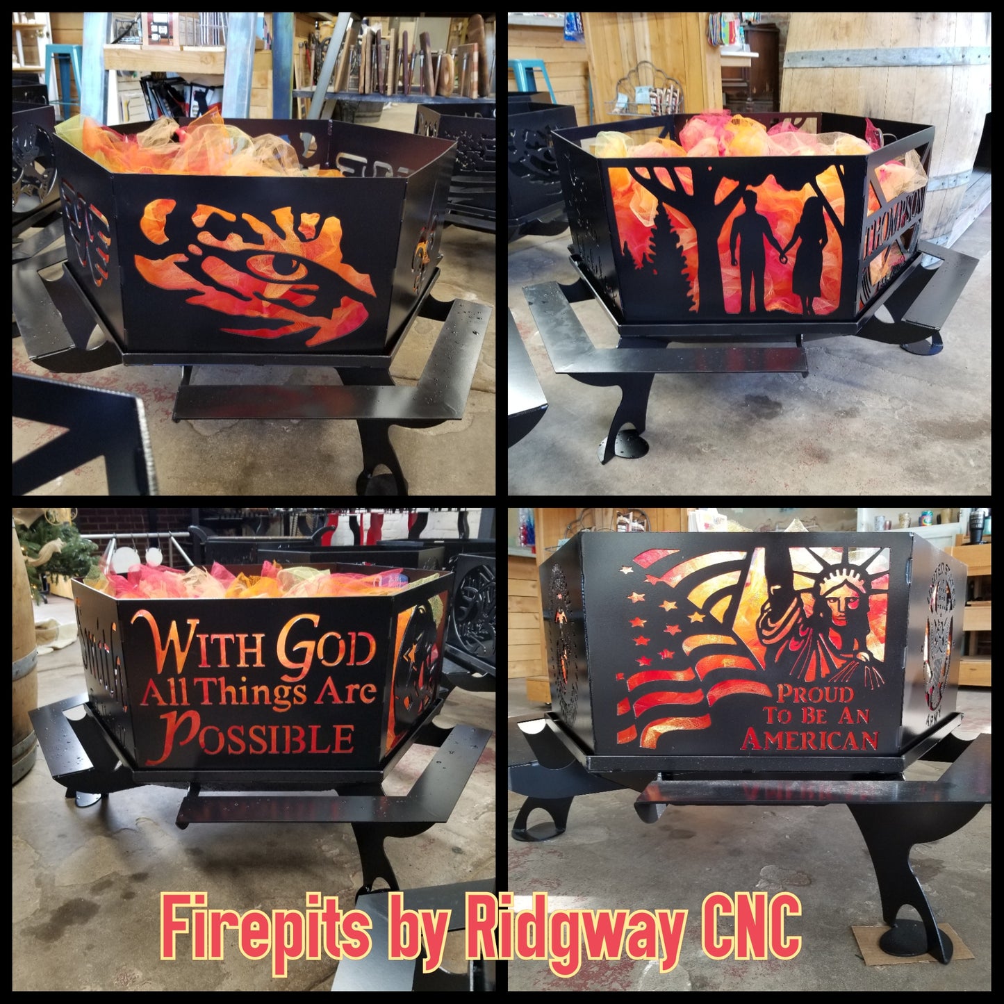 Custom 6 sided Fire Pit 🔥🔥🔥 (DEPOSIT of HALF)