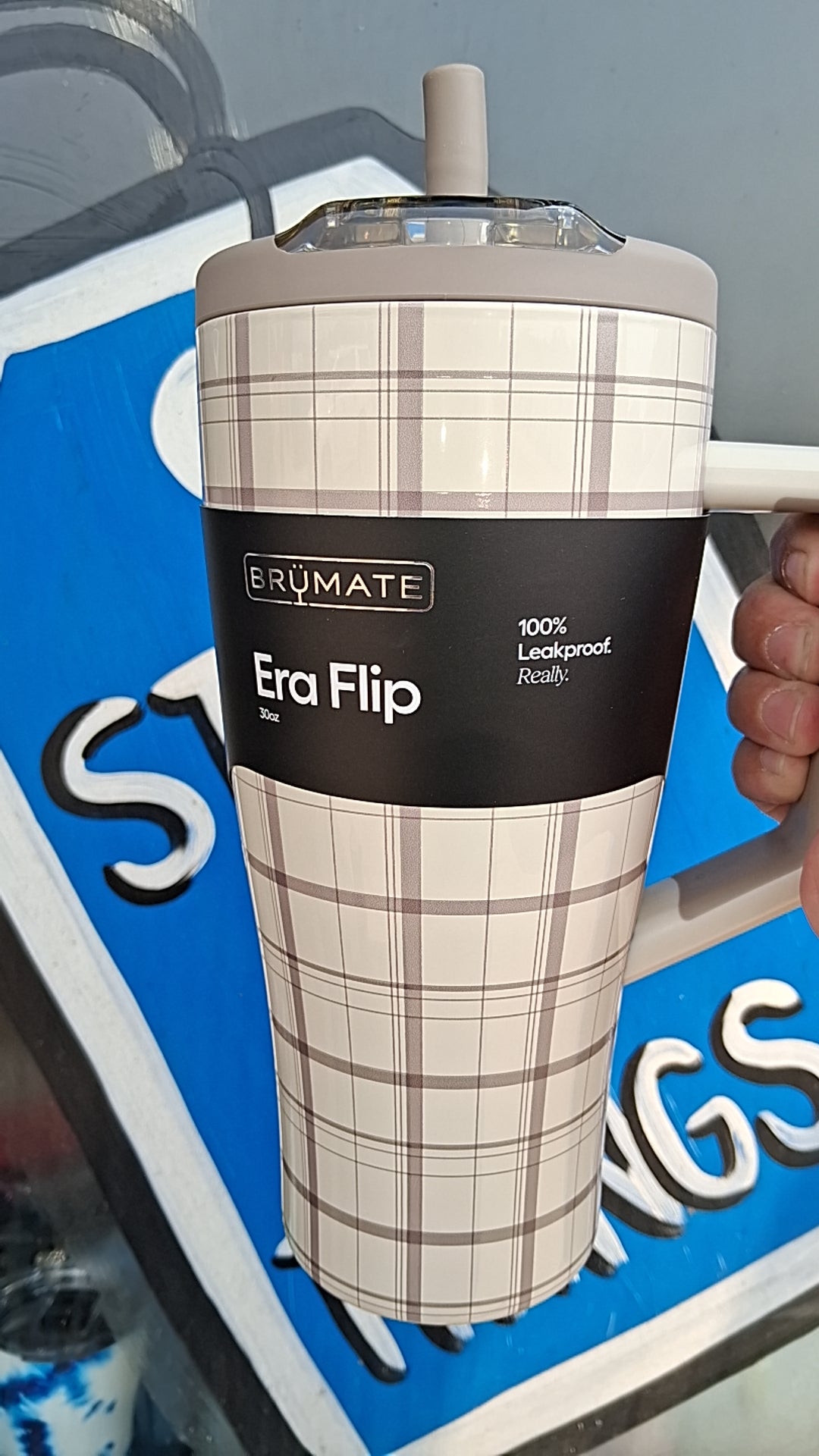 Brumate 30oz ERA FLIP Oxford Plaid