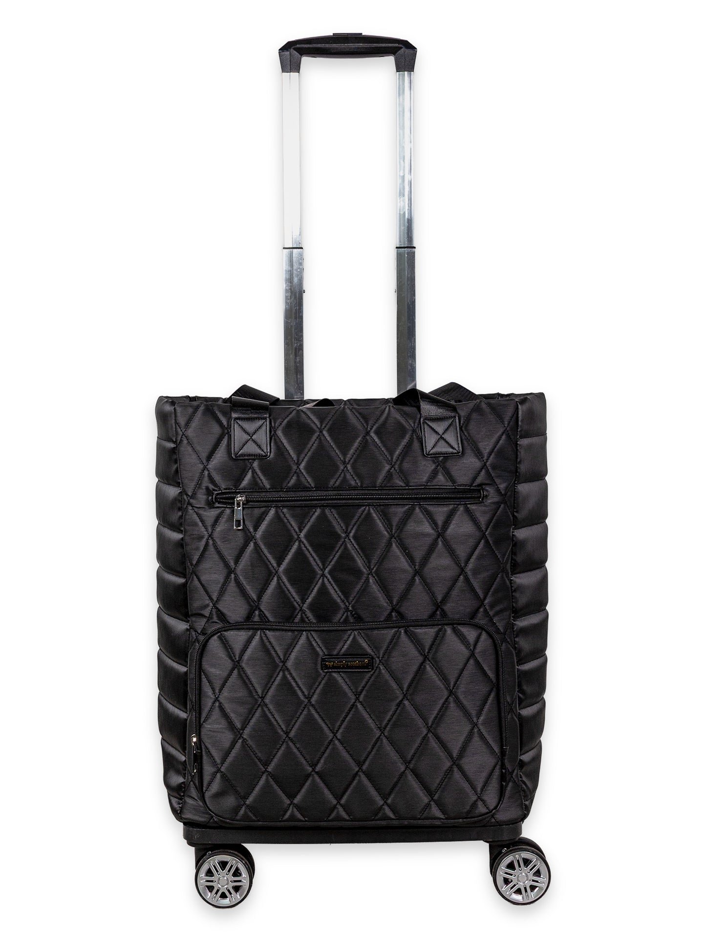 Simply Southern Roll Tote- Black