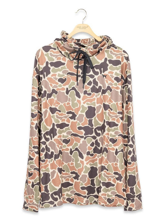 Mens Simply Southern Hoodie- Dark Camo