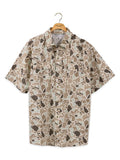 Mens Simply Southern Button-down Shirt- Light Camo