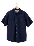 Mens Simply Southern Button-down Shirt- Navy