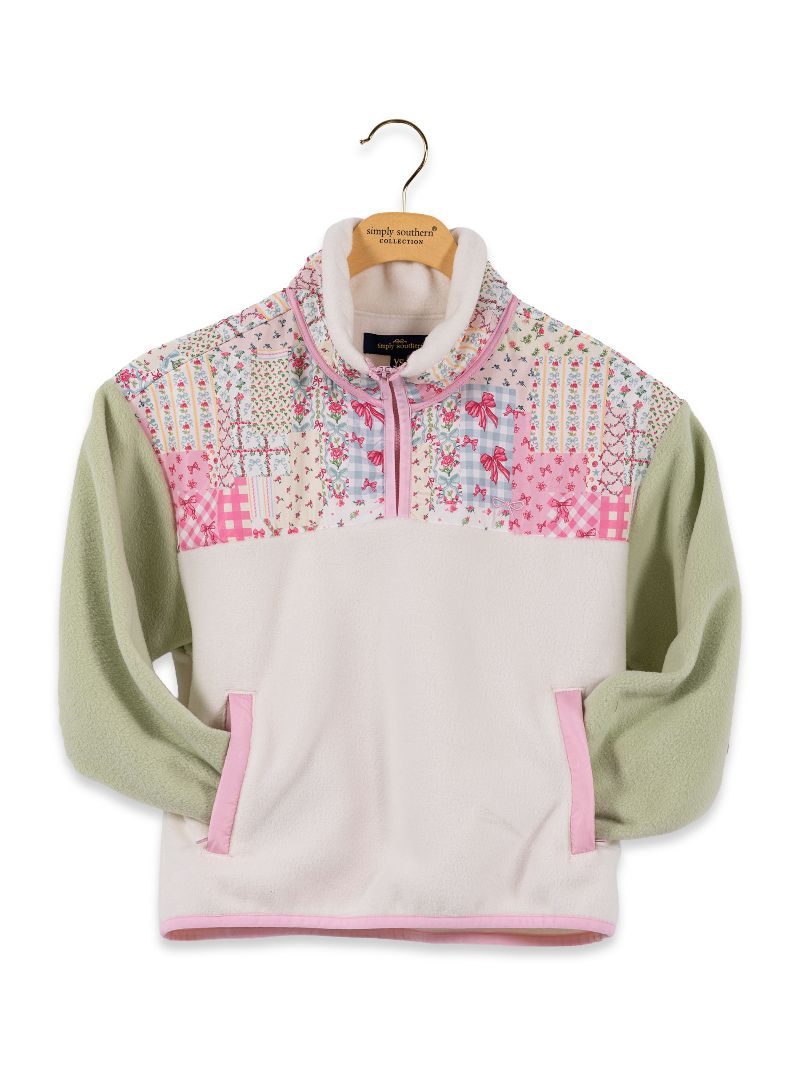 Girls Simply Southern Pullover- Quilted Ribbon