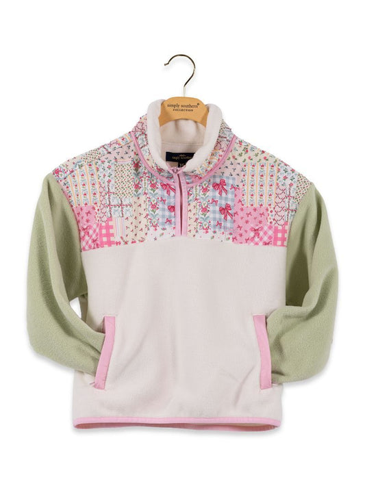 Girls Simply Southern Pullover- Quilted Ribbon