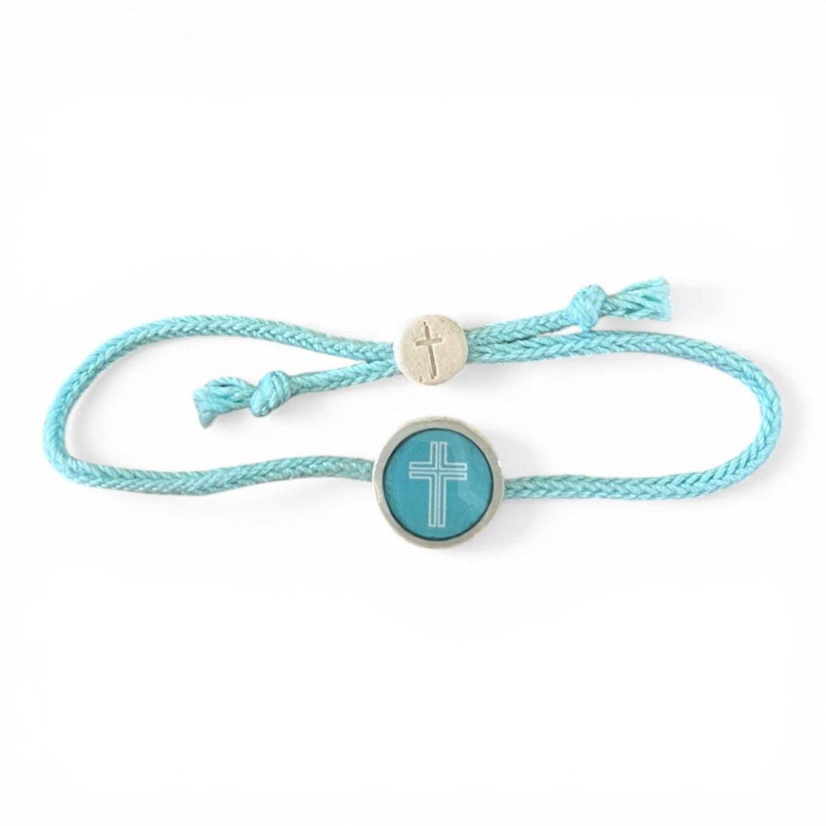 Tap To Pray® Survivor Series Bracelet: Turquoise + Cross