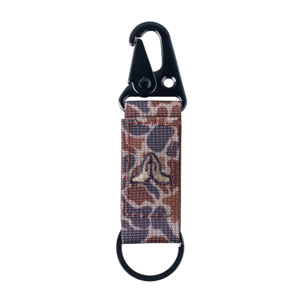 Tap To Pray® Tactical Carabiner Keychain: Sahara Camo