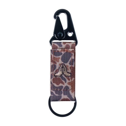 Tap To Pray® Tactical Carabiner Keychain: Sahara Camo