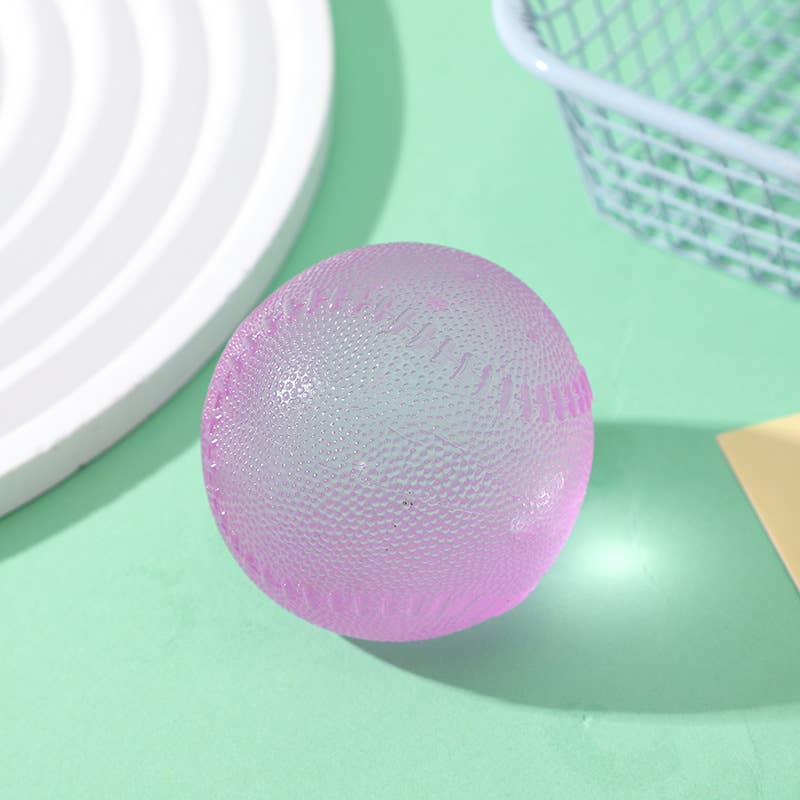 FIFA Baseball Squishy Squeeze Toy Fidget Toy: Purple