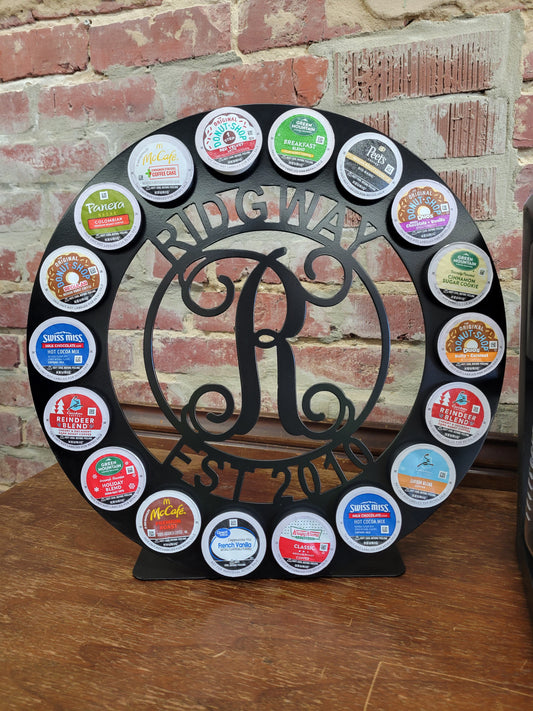 Personalized Coffee Pod Holder