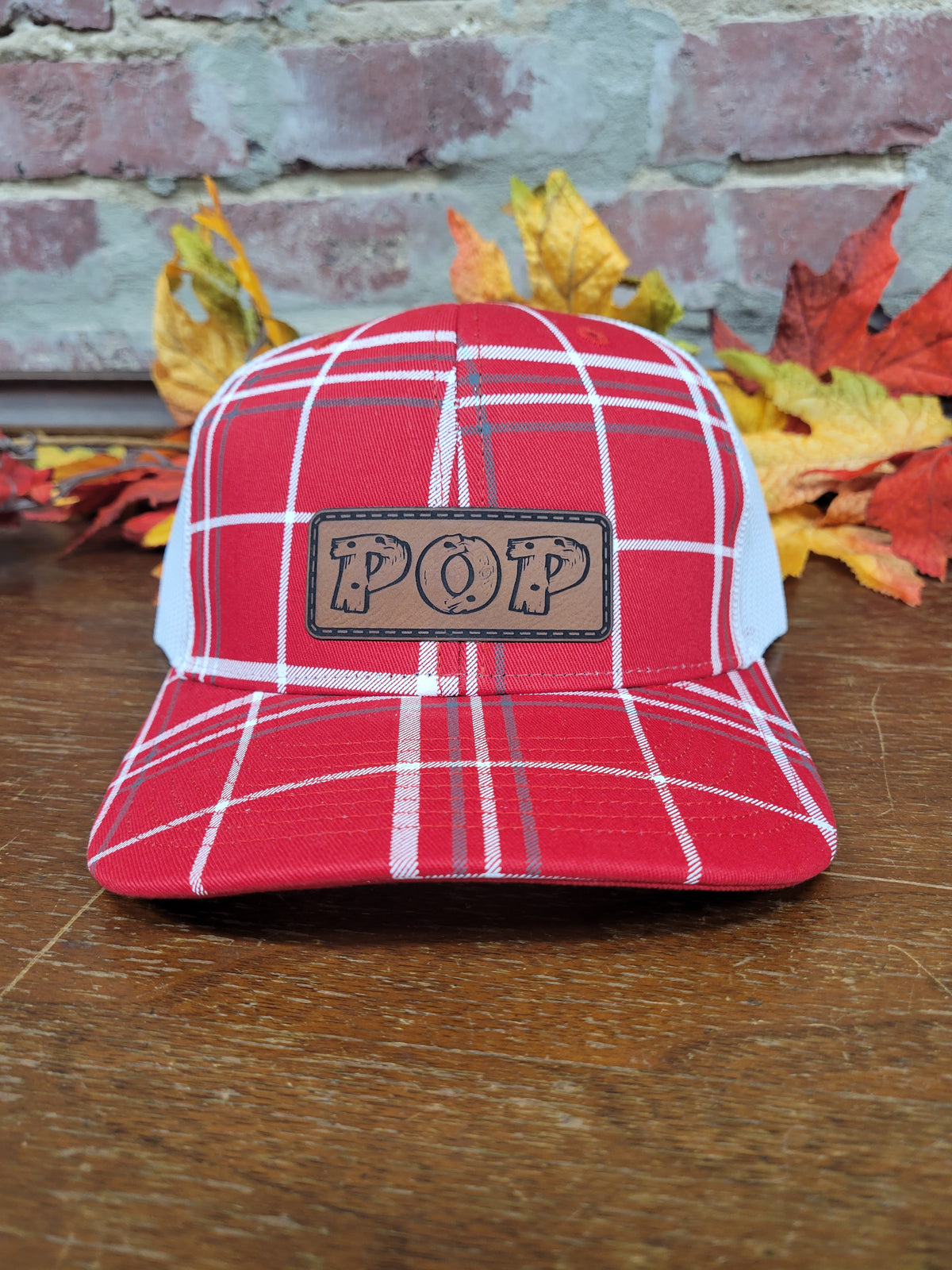 Plaid Name Hats
