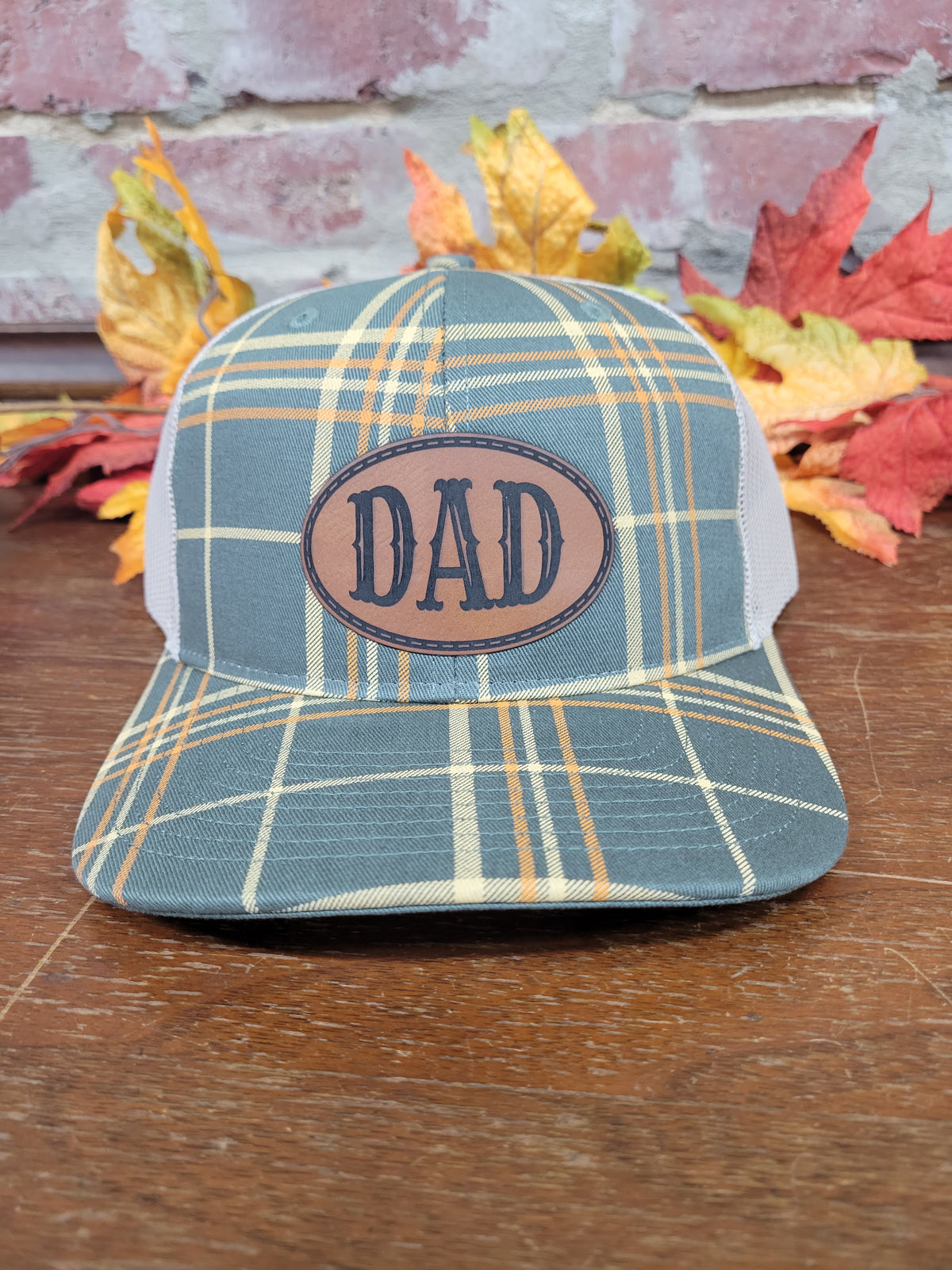 Plaid Name Hats