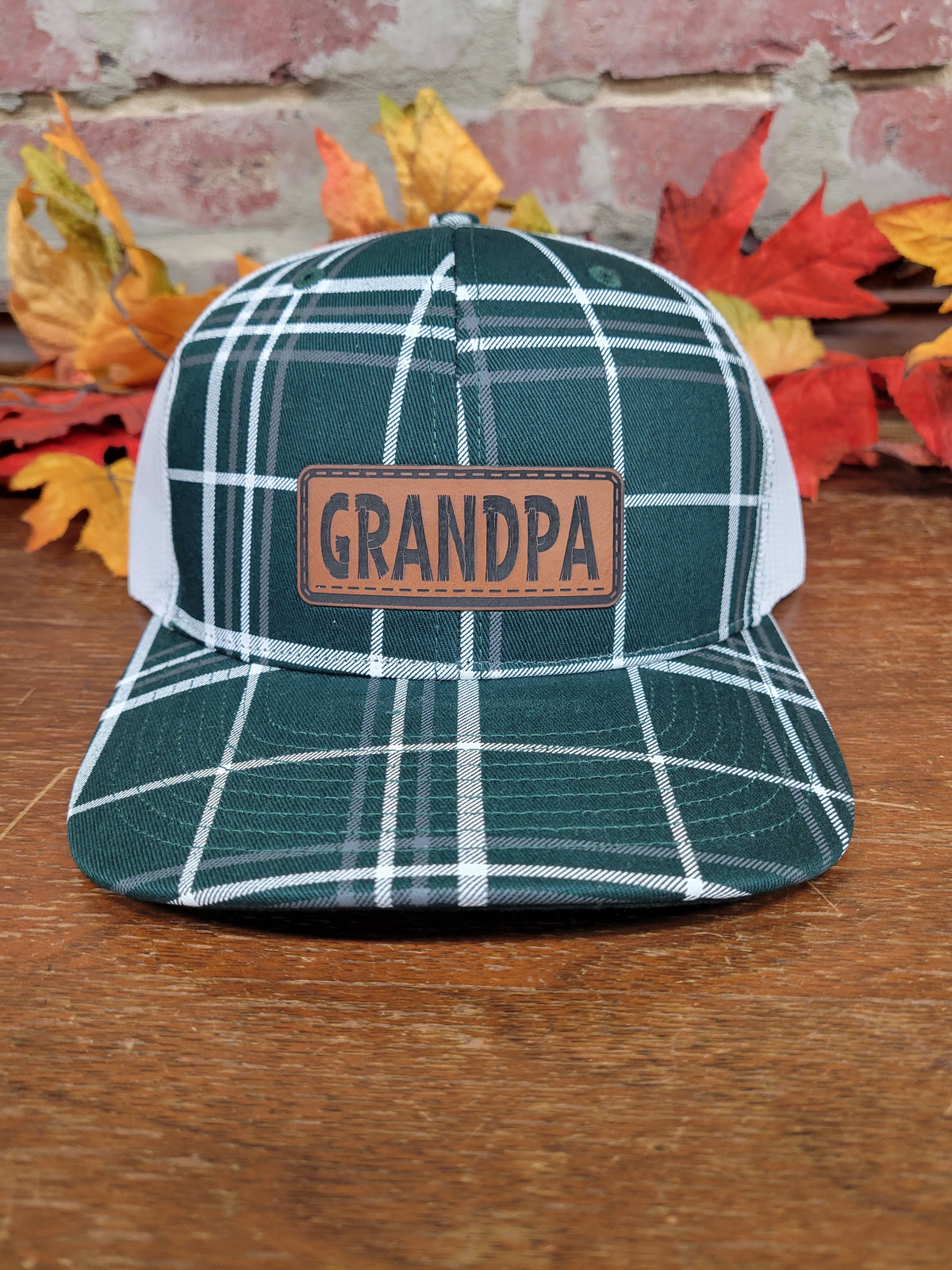 Plaid Name Hats