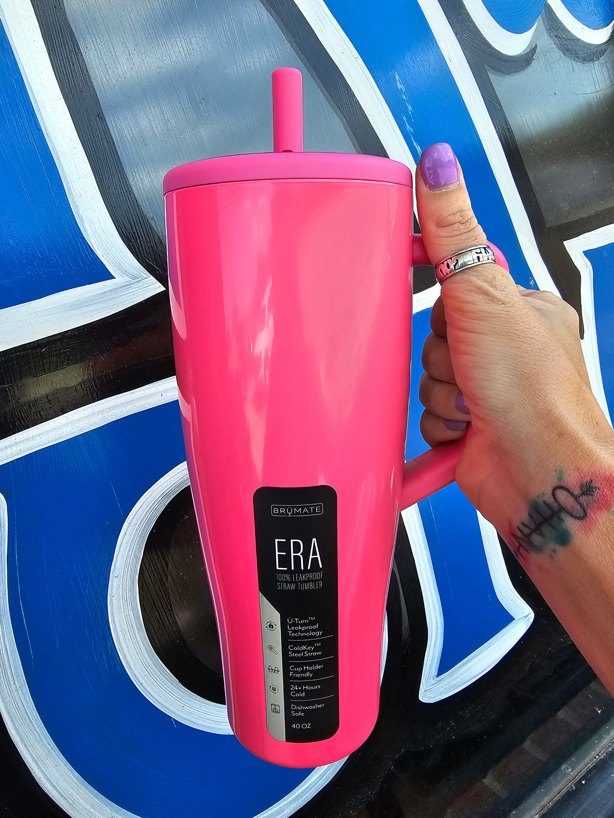 Brumate 40oz ERA Neon Pink