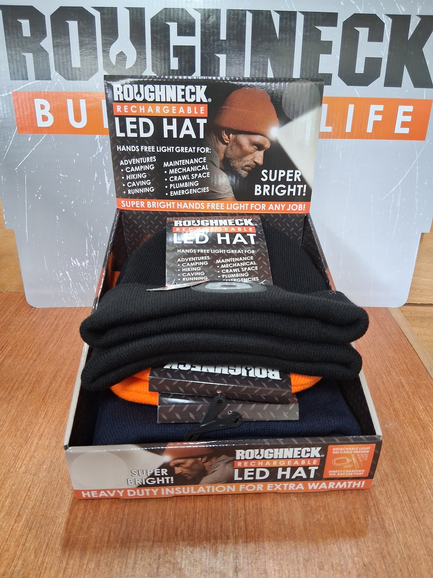 Roughneck Rechargeable LED Hat