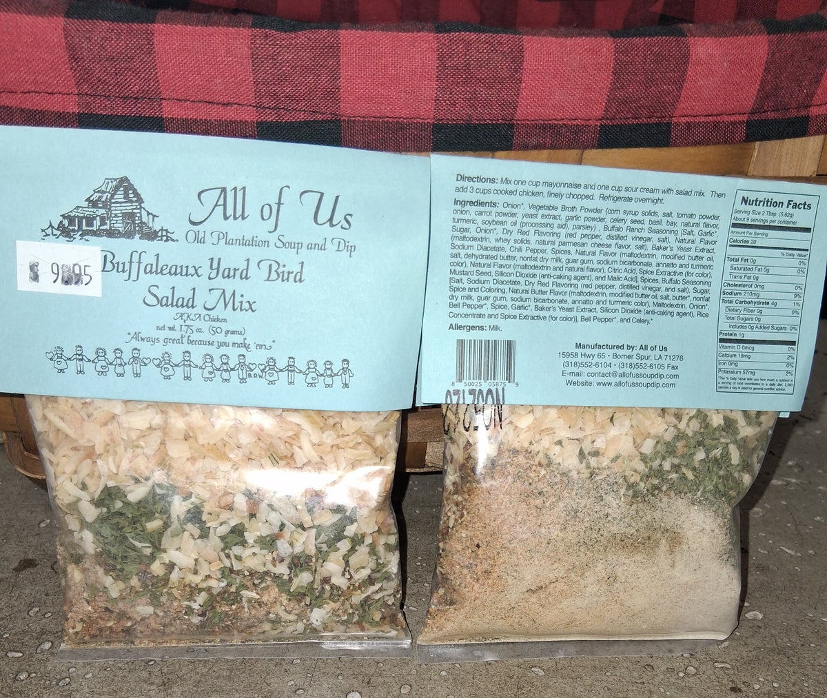 Old Plantation Soup and Dip Mixes