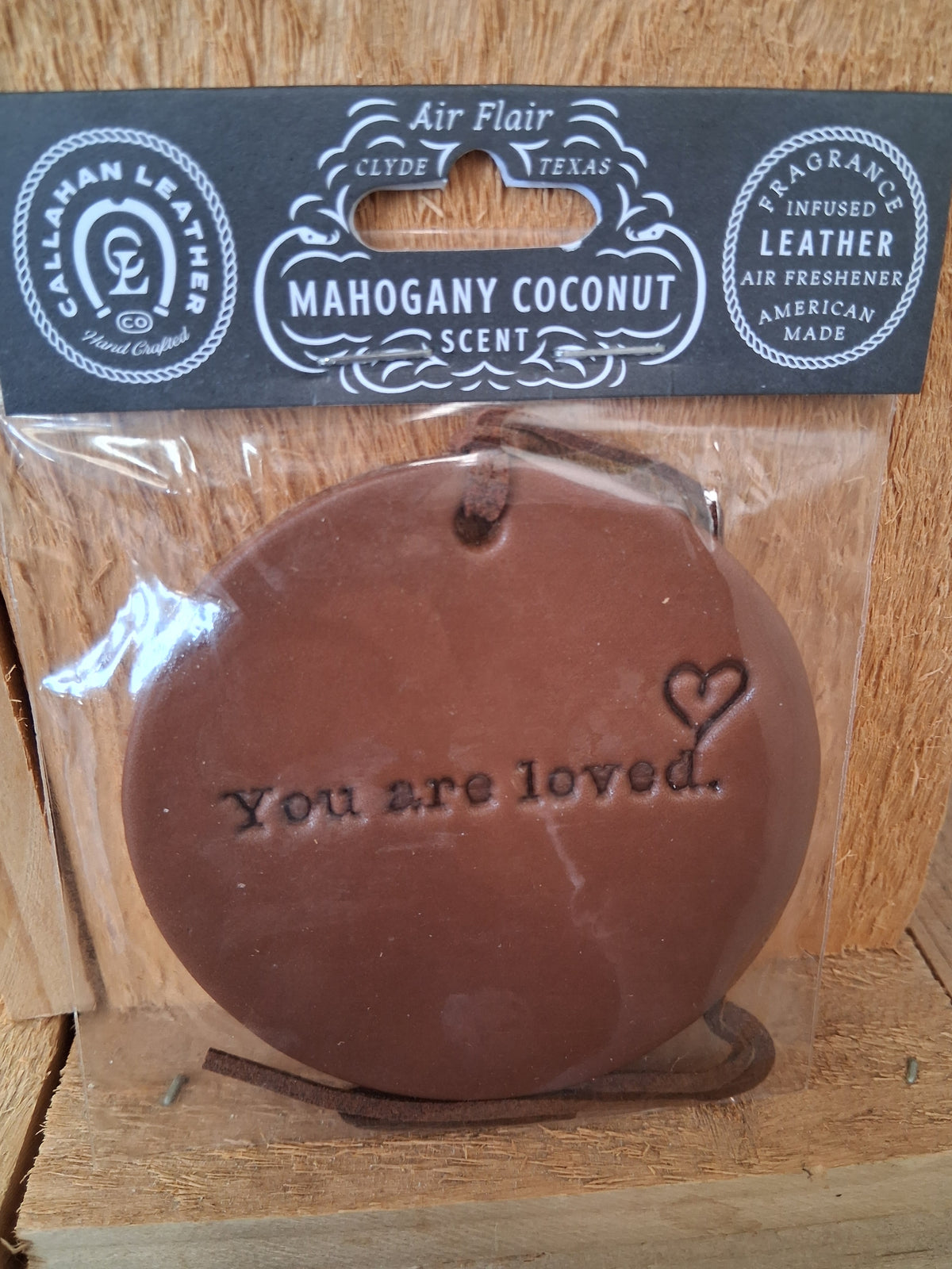 Round You Are Loved Air Flair- Mahogany Coconut