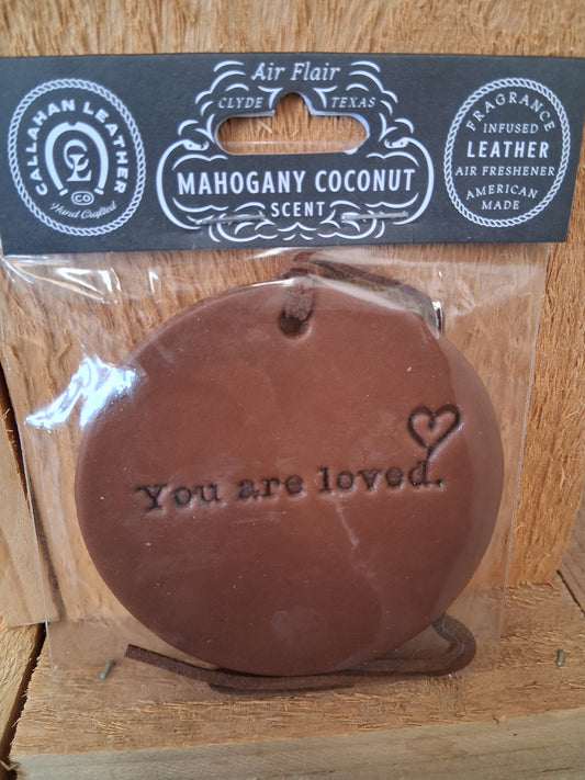 Round You Are Loved Air Flair- Mahogany Coconut