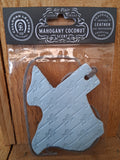 Baby Blue Bows TX Shape Air Flair- Mahogany Coconut