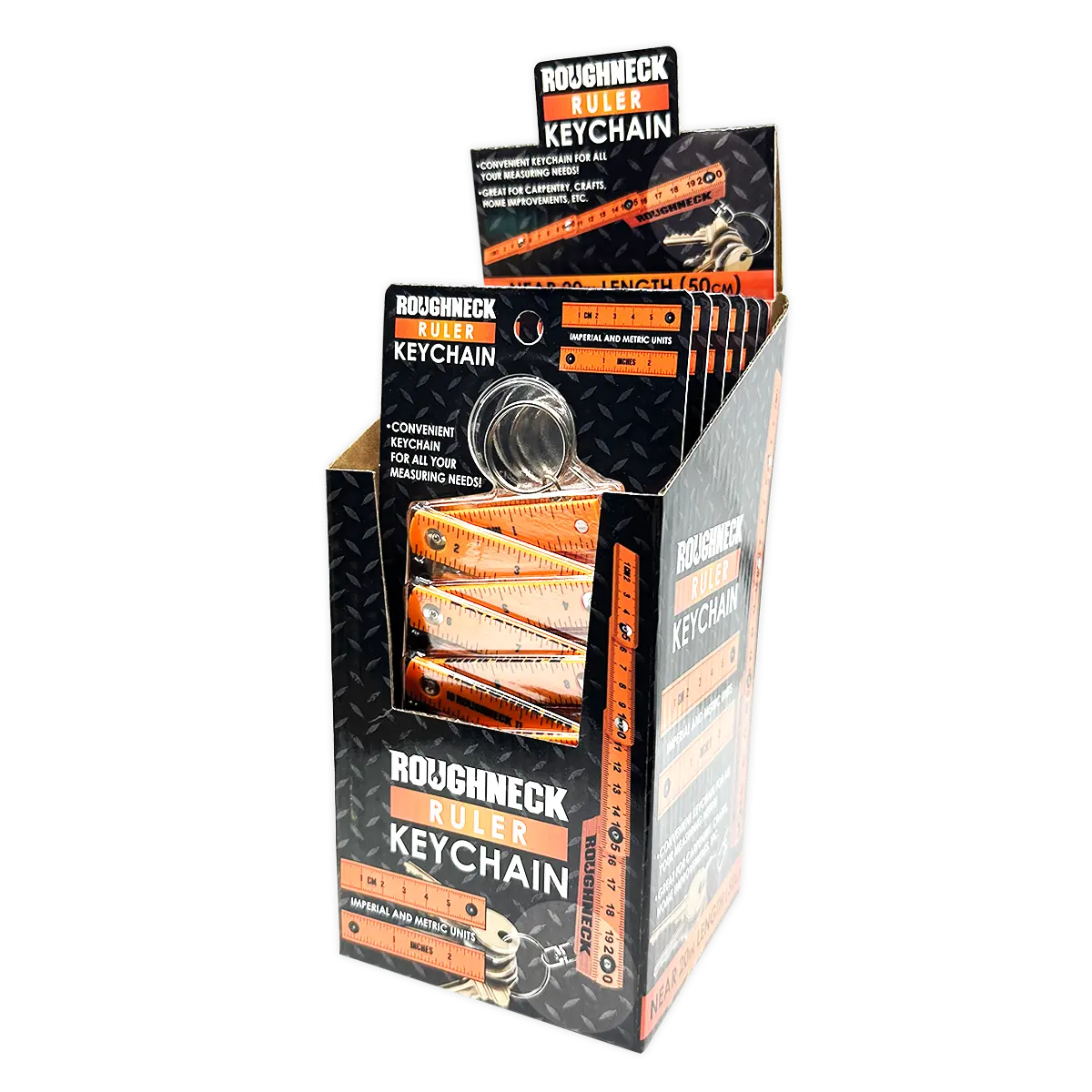 Roughneck Ruler Keychain