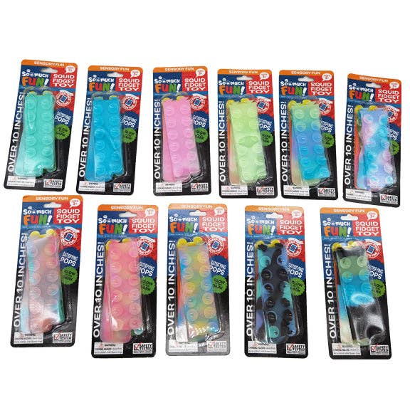 Squid Fidget Pop Strip