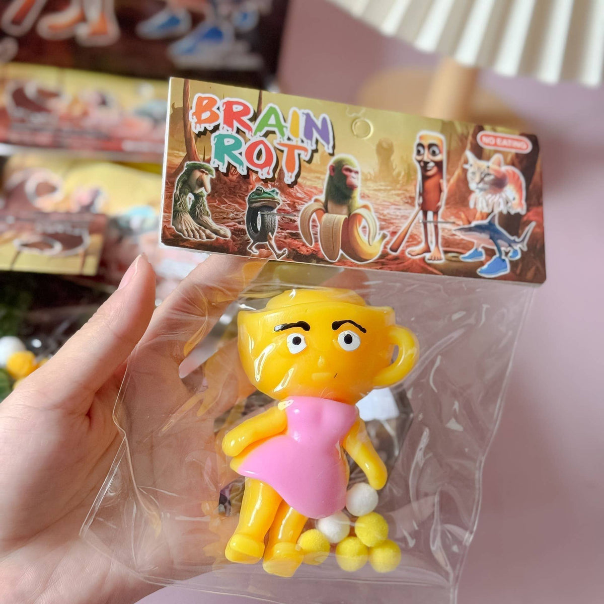 Italian Brainrot Tung Squishy Squeeze Toy