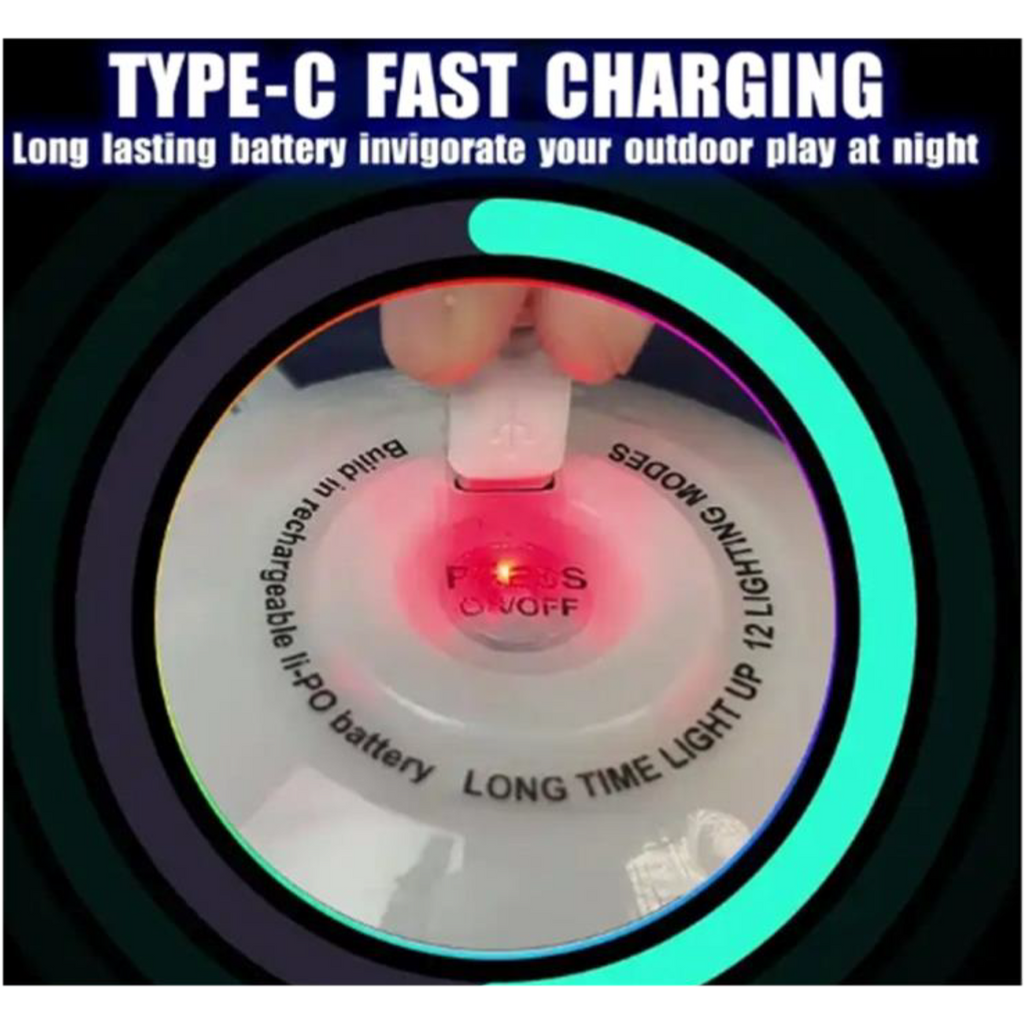 Glow in the Dark Light-up Flying Disc