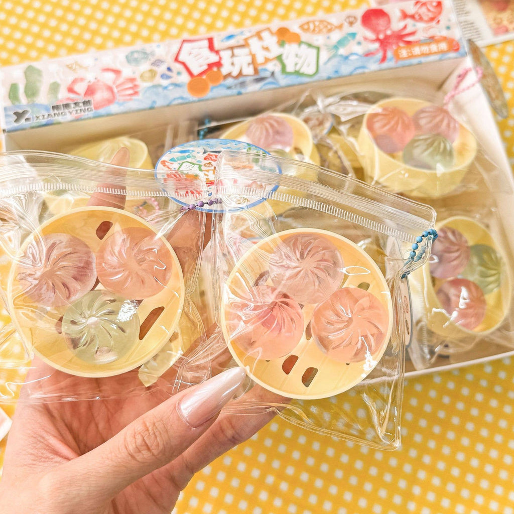 Cute Mini DUMPLINGS Squishy squeeze toy fidget toy: 1 / Random delivery