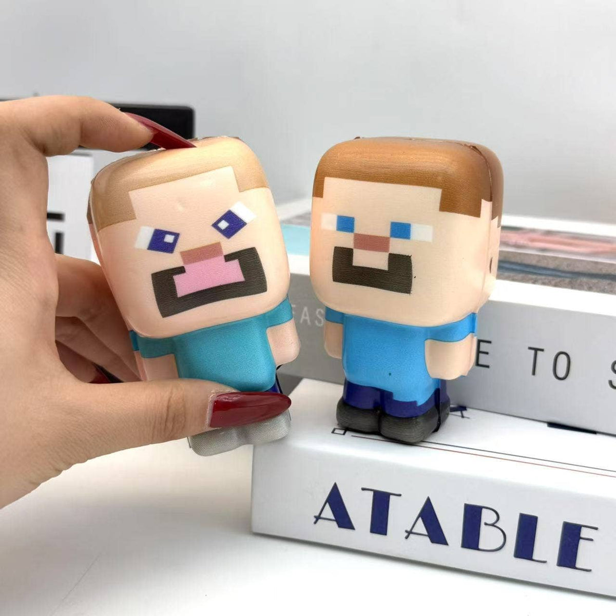Minecraft Squishy Stress Relief Toy squeeze fidget toy: Random delivery