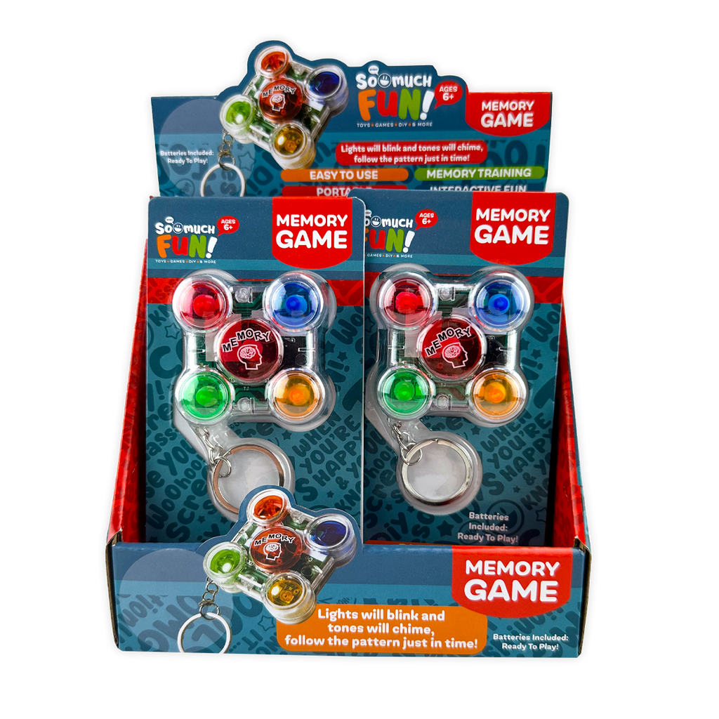 So Much Fun! Mini Memory Game Keychain
