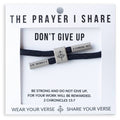 DON'T GIVE UP Bracelet