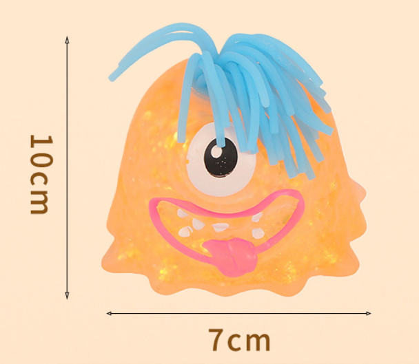 Glitter Cute Monster Squishy Squeeze Toy Fidget Toy