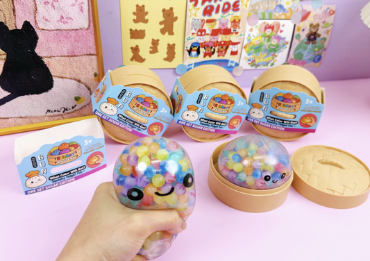 DUMPLINGS with mini ball Squishy Squeeze Toy Fidget Toy