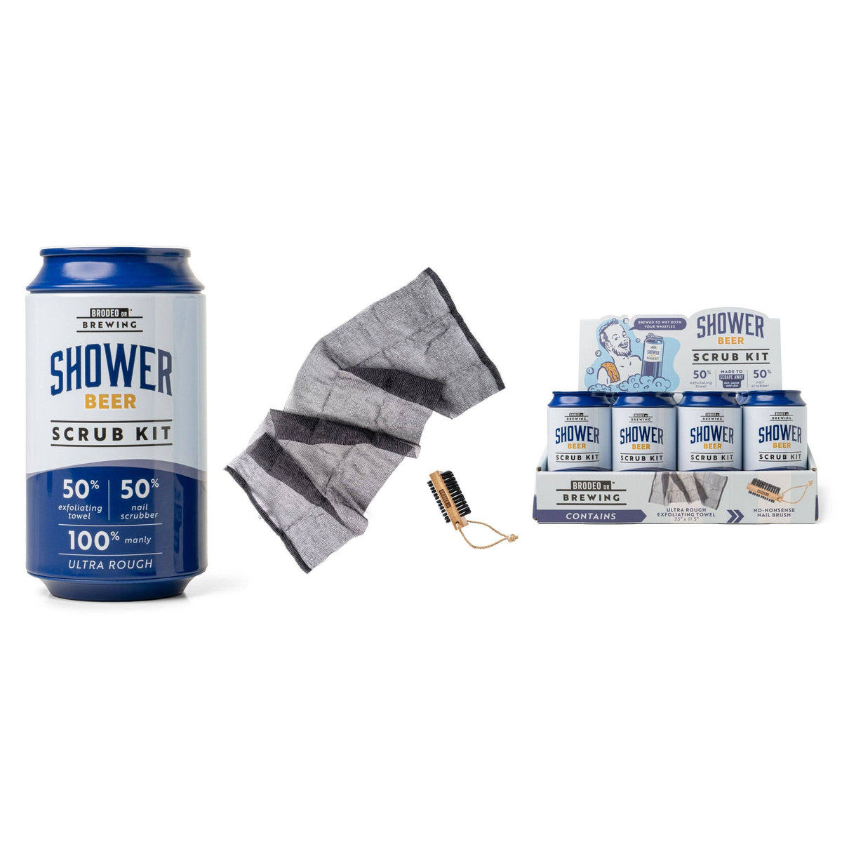 Brodeo Drive Shower Beer Scrub Kit