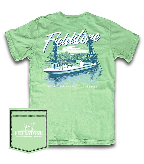 Boys Fieldstone Poling Skiff Tshirt