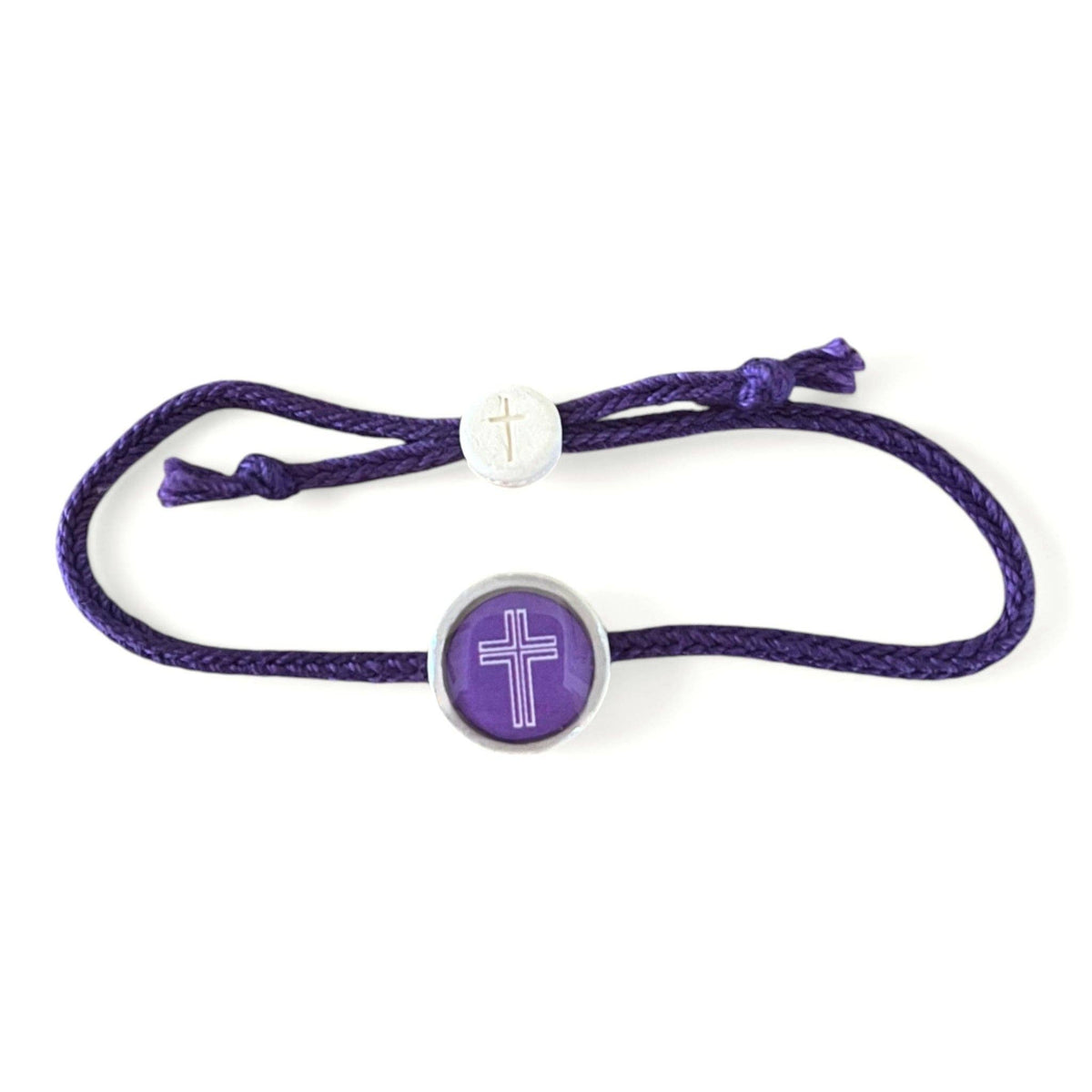 Tap To Pray® Survivor Series Bracelet: Amethyst + Cross