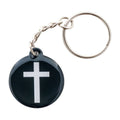 Tap To Pray® Acrylic Keychain: Black + Cross