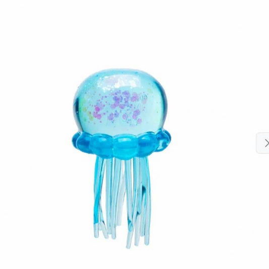 Jellyfish Squishy Squeeze Toy Fidget: Blue
