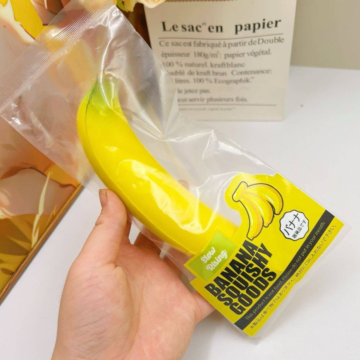 Banana Squishy Squeeze Toy Fidget Toy