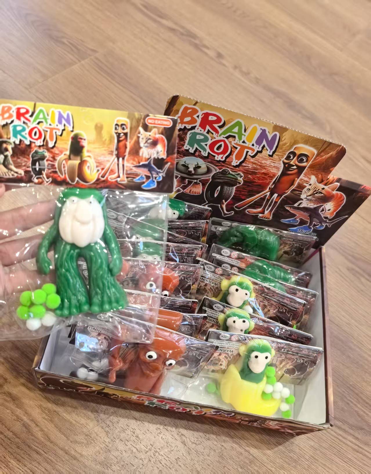 Italian Brainrot Tung Squishy Squeeze Toy