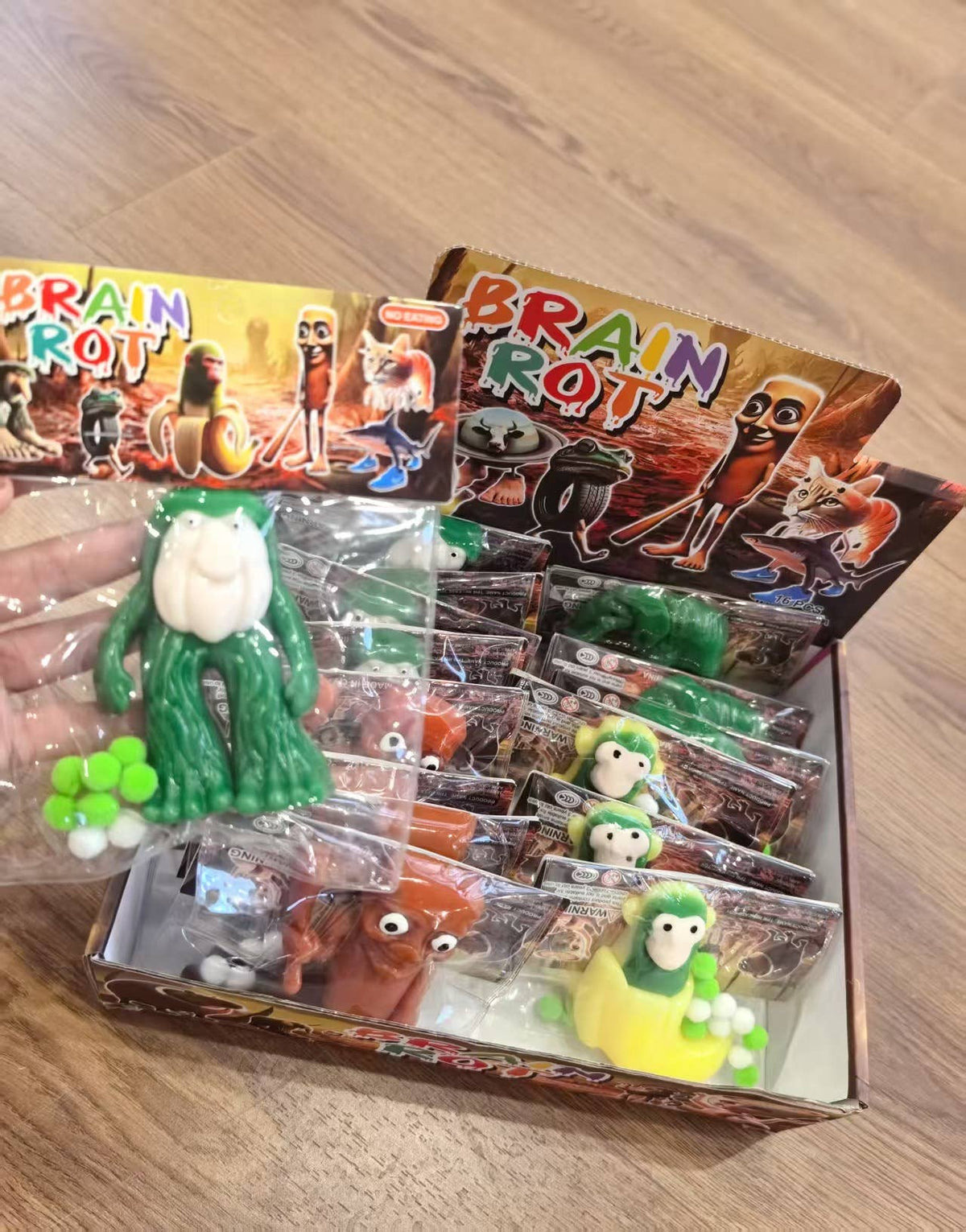 Italian Brainrot Tung Squishy Squeeze Toy