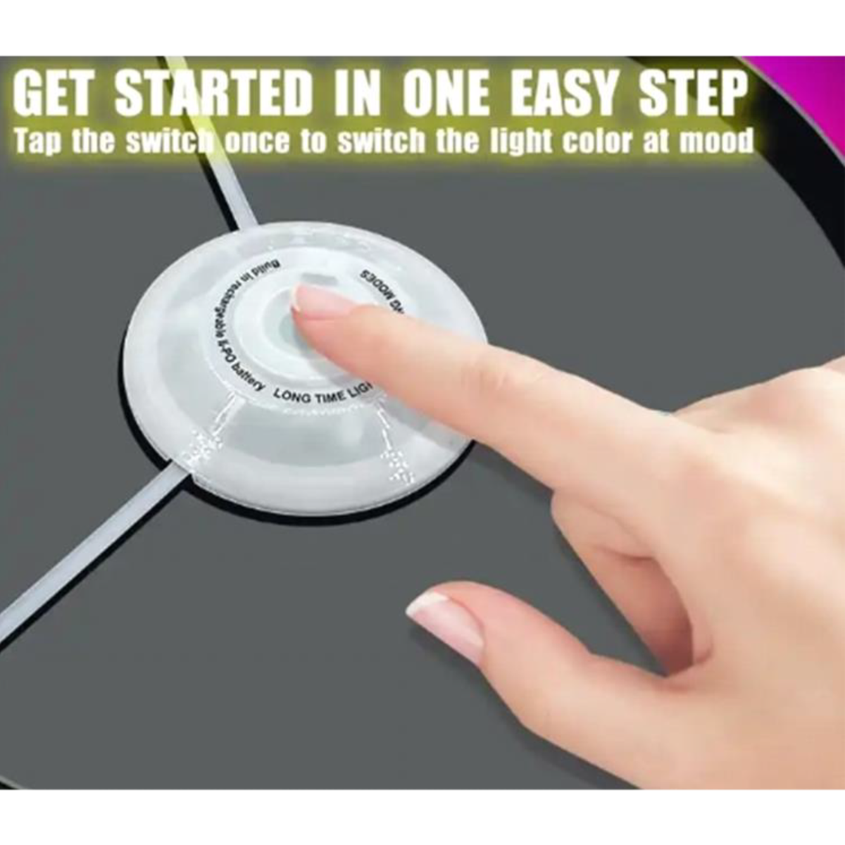 Glow in the Dark Light-up Flying Disc