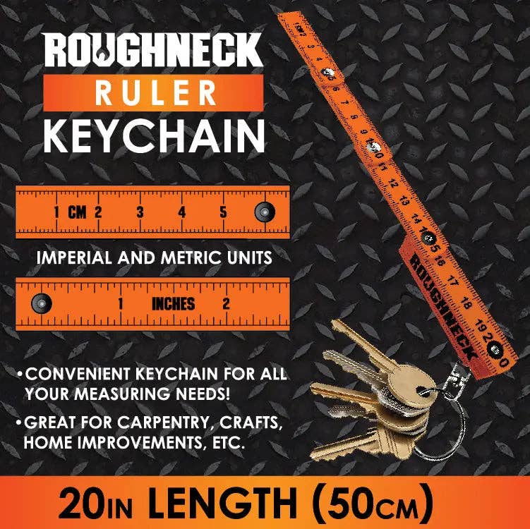 Roughneck Ruler Keychain