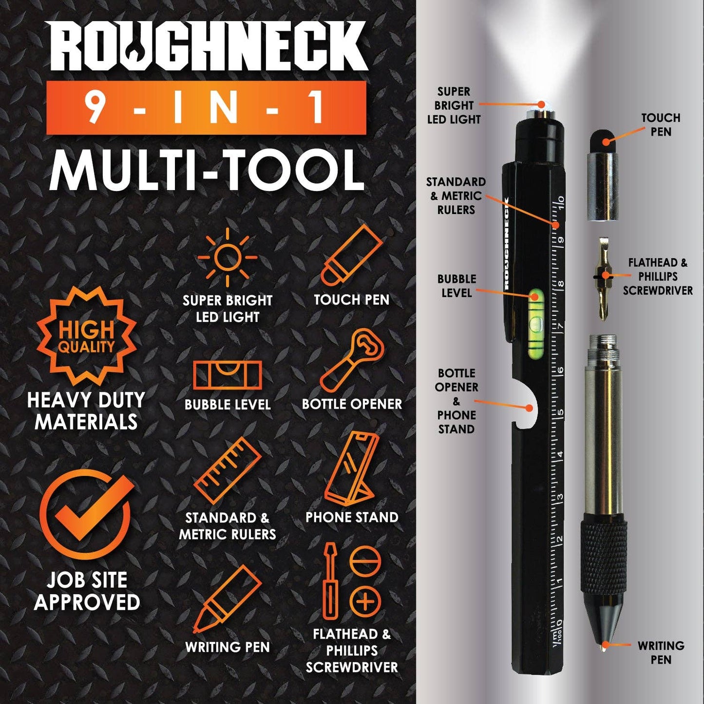 Roughneck 9-In-1 Multi-Tool Pen