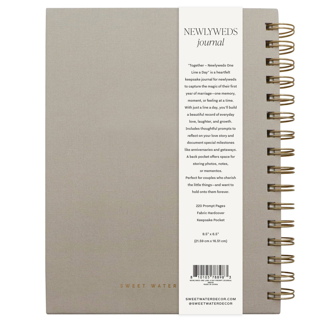 *NEW* Newlywed One Line A Day Prompted Journal