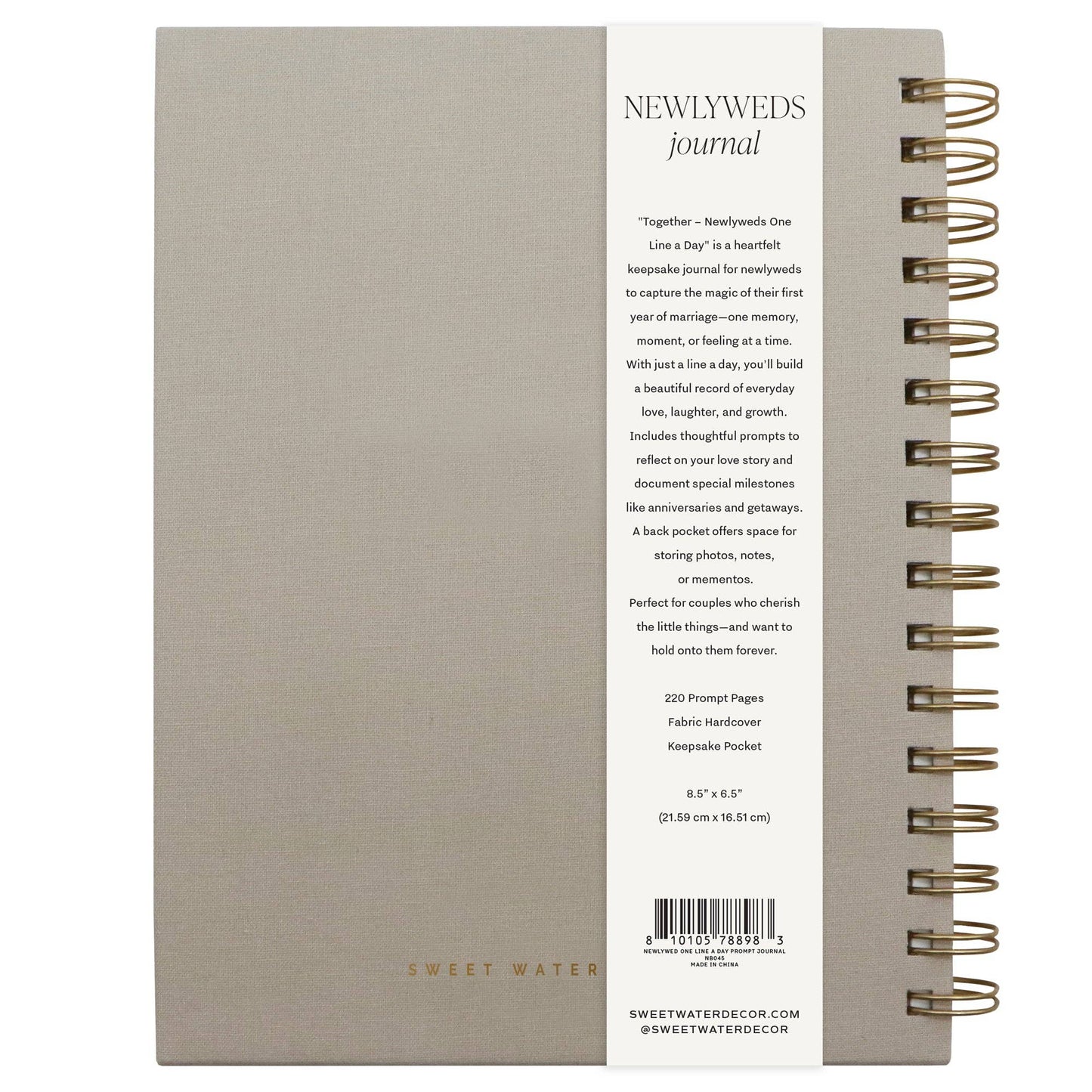 *NEW* Newlywed One Line A Day Prompted Journal