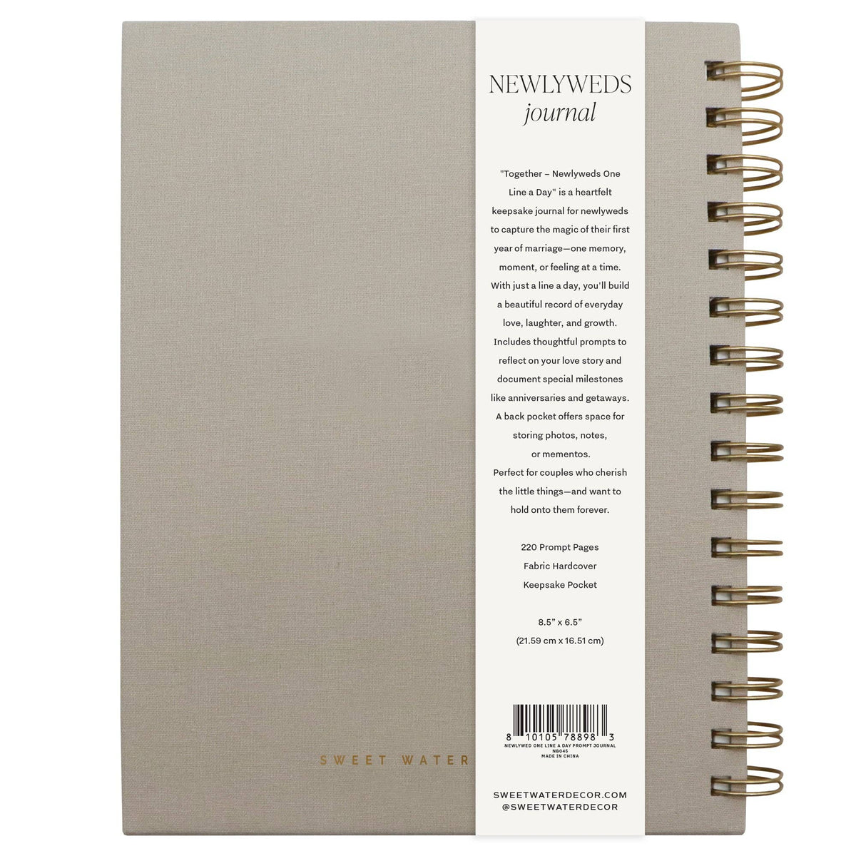 *NEW* Newlywed One Line A Day Prompted Journal