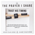 TRUST HIS TIMING Bracelet